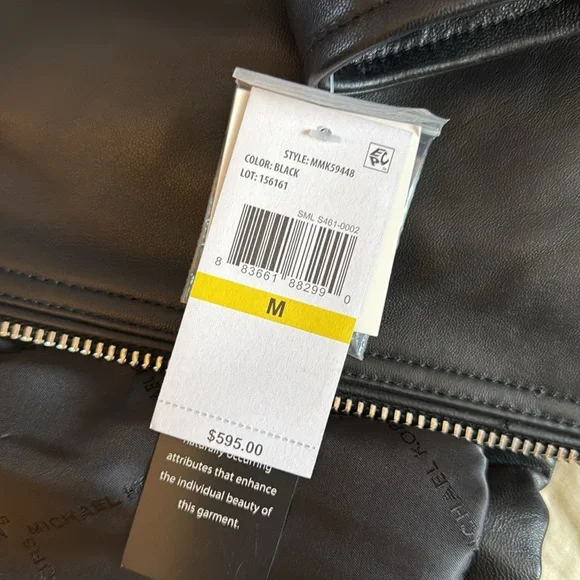Michael Kors Leather Jacket - Picture 10 of 11